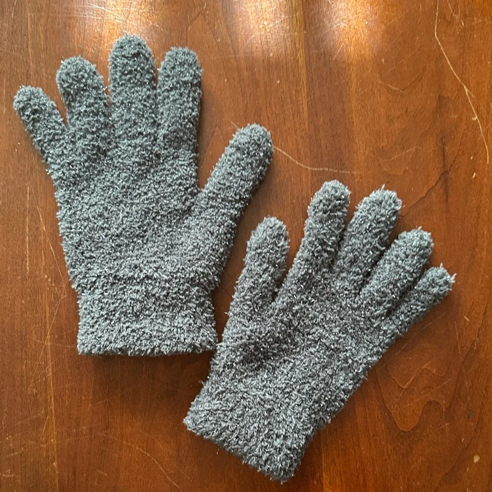 Mixit Mittens, Grey with Sparkly detail • OS